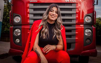 Jeniffer Coutinho, uma mulher empreendedora na indústria de transporte