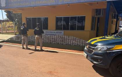 PRF apreende 431 Kg de cocaína em Paranaíba