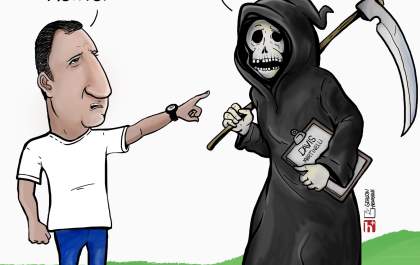 Morreu, mas passa bem