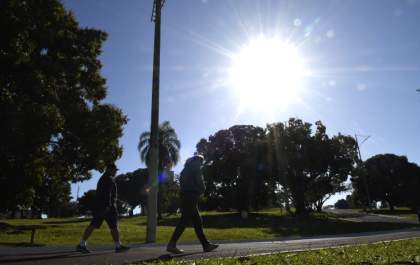 Previsão de temperaturas elevadas em todo Estado nesta quarta-feira