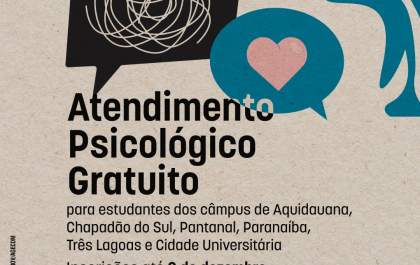 UFMS oferece atendimento psicológico gratuito