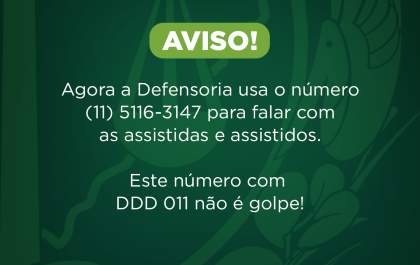 Defensoria Pública de Mato Grosso do Sul adota número oficial com DDD paulista