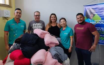 Centro Educacional de Andradina realiza doação de cobertores a entidades locais