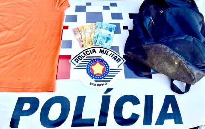 Polícia Militar prende autor de roubo