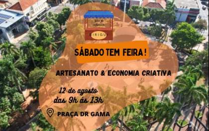 Feira de artesanato acontece neste sábado em Birigui&nbsp;