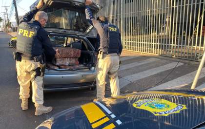 Fuga e perseguição marcam apreensão de maconha pela PRF em São José do Rio Preto