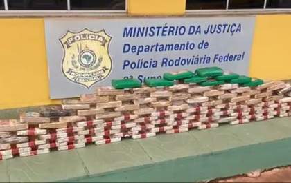 PRF apreende 119 Kg de cocaína em Paranaíba