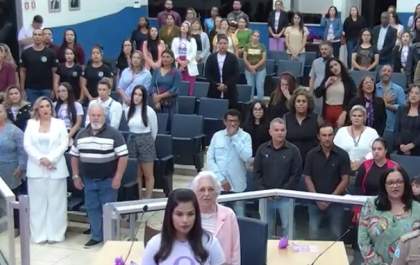Agosto Lilás: Solenidade oficializa a abertura do Agosto Lilás na Câmara