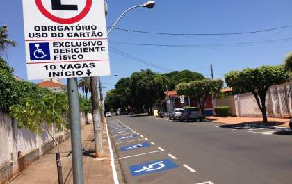 Zona azul tem vagas para pessoas com mobilidade reduzida na Santa Casa desde 2017