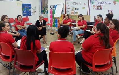 Maple Bear de Araçatuba recebe especialista na área da educação&nbsp;