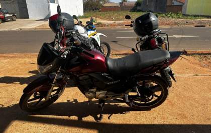 Pelotão de Trânsito apreende moto com placa adulterada em Três Lagoas