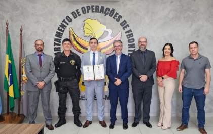 Delegado-Geral Recebe a Medalha Águia da Fronteira