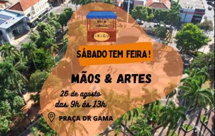 Feira de artesanato 'Mãos & Artes' acontece neste fim de semana em Birigui&nbsp;