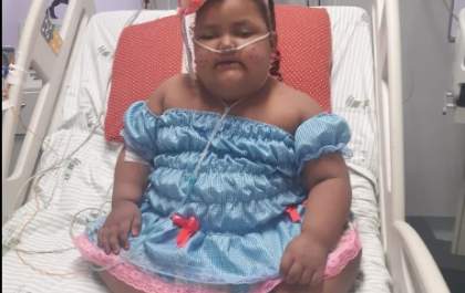 Morre a pequena Ellisy Vitória após luta contra doença rara