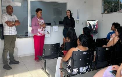 Agosto Dourado: gestantes recebem informações sobre a campanha em Brasilândia