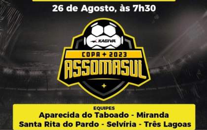 Segunda fase eliminatória da 19° Copa Assomasul acontece sabádo no estádio 