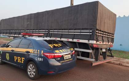 PRF apreende reboque adulterado em MS