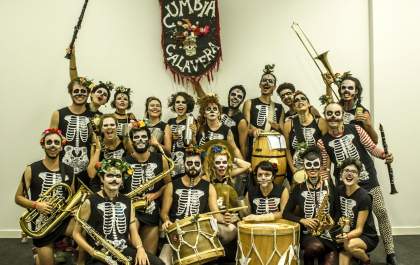 Cortejo Cumbia Calavera é uma das atrações do último dia do MIA