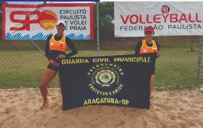 Vôlei de areia feminino de Araçatuba fica em 4º lugar em competição