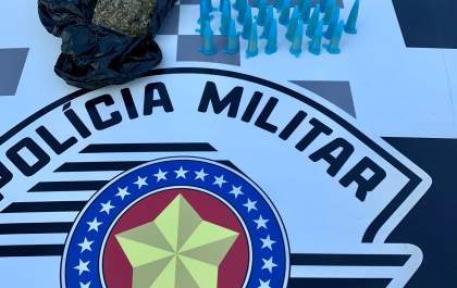Polícia Militar apreende adolescente por ato infracional de tráfico de drogas