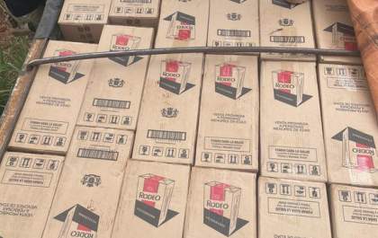 PRF apreende 600 mil maços de cigarros contrabandeados em MS