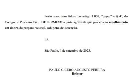 TJ-SP deixa de julgar pedido do prefeito de Birigui por falta de pagamento de custas