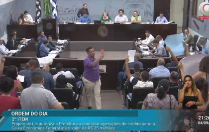 Câmara autoriza a Prefeitura de Araçatuba fazer empréstimo de R$ 35 milhões