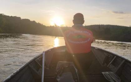 Pescador desaparecido é encontrado pelo Corpo de Bombeiros no Rio Sucuriú