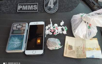 PM detém menores envolvidos em tráfico de drogas