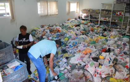 Fundo Social recebe 30 toneladas de alimentos da Expô Solidária