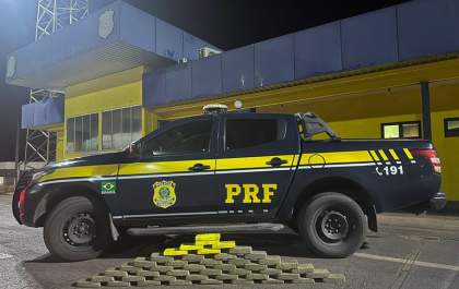 PRF apreende 47 kg de cocaína na BR-262