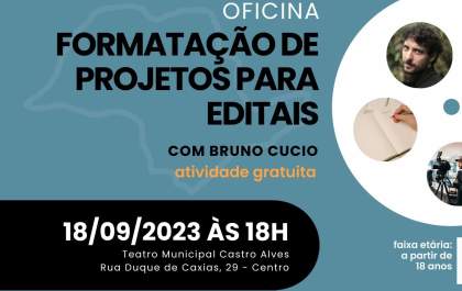 Cultura e Pontos MIS realizam oficina gratuita sobre formatação de projetos para editais