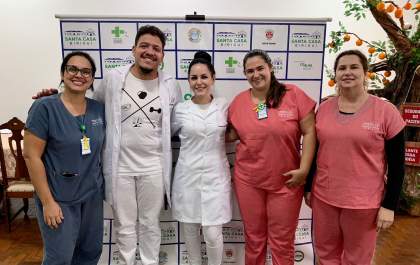 Acadêmicos de Nutrição do Unisalesiano iniciam estágio na Santa Casa de Birigui