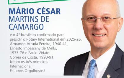 Executivo paulista é indicado presidente do Rotary International para 2025-26