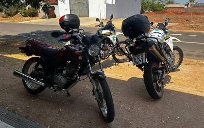 Fiscalização na Avenida Rosário Congro resulta em apreensão de motocicleta