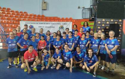 Tênis de mesa de Araçatuba é vice-campeão em etapa da Liga Oeste