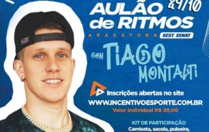 Inscrições abertas para Aulão de Ritmos e Corrida e Caminhada do Sest/Senat