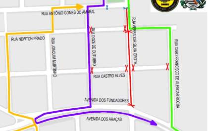 Trânsito na rua Silva Grota será interditado na próxima terça-feira