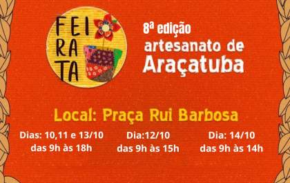 Praça Rui Barbosa recebe 8ª Edição da Feirata
