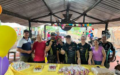 Moto Clube 299 Adrenalina realiza festa em comemoração ao Dia das Crianças