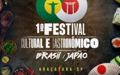 Araçatuba recebe 1° Festival Cultural e Gastronômico Brasil Japão