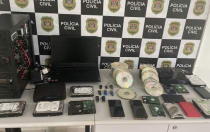 Polícia Civil faz apreensão em Penápolis em operação contra crimes sexuais contra crianças e adolescentes
