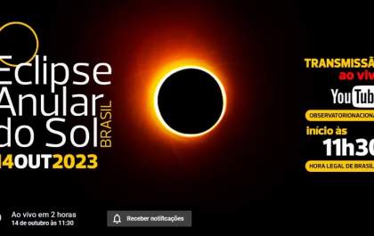 Neste sábado tem eclipse anular do sol