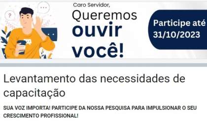 Secretaria de Saúde realiza pesquisa para levantar as necessidades de capacitação