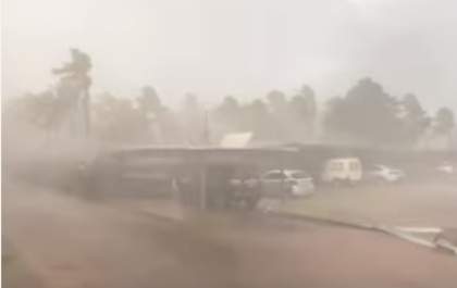 Temporal assusta moradores na região das Chácaras Califórnia em Araçatuba