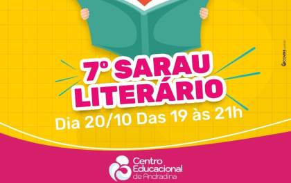CEA promove 7º Sarau Literário: uma noite de Cultura e Aprendizado