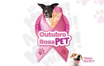 Medicina Veterinária do Unisalesiano promove campanha “Outubro Rosa Pet” no Shopping Praça Nova