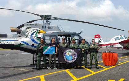 PMMS envia equipe do Grupamento Aéreo para missão de combate ao incêndio na Amazônia