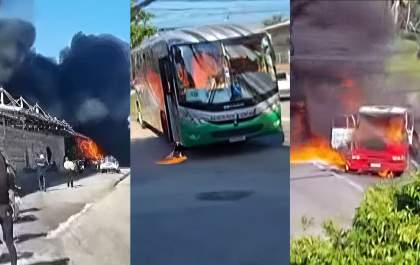 Trens e ônibus tentam normalizar operação na zona oeste do Rio de Janeiro