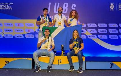 MS alcança 13 pódios nos Jogos Universitários Brasileiros